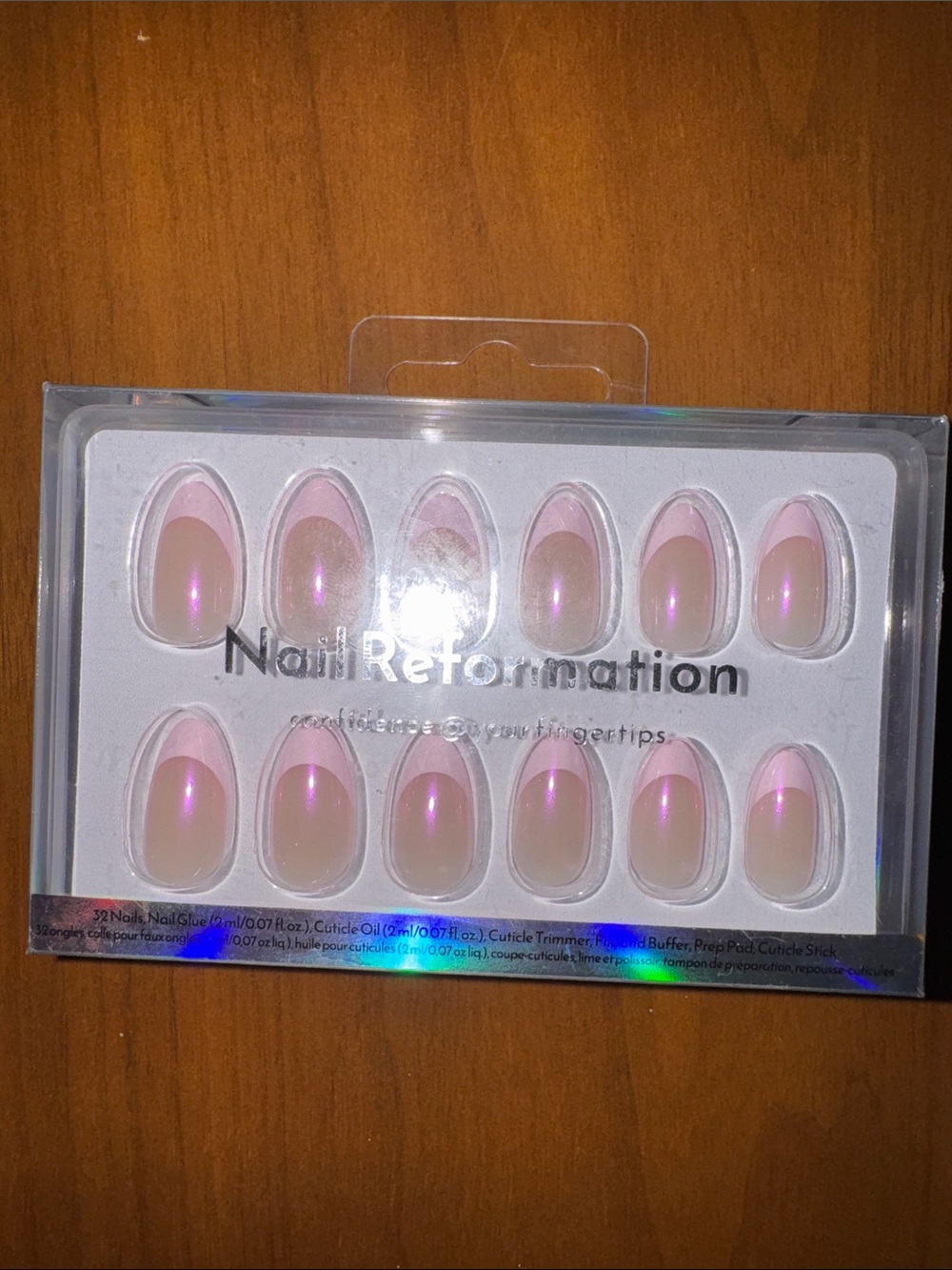Nail Reformation Pink Pearl Press-On Nails